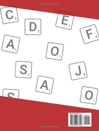 Vista 2 de Scrabble Score Board Scoring Sheets For Scrabble Players & Lovers