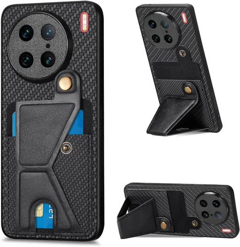 Vista 237 de Funda para Oppo K10x / OnePlus Nord CE 2 Lite 5G Funda para Realme 9 5G / 9 Pro / Q5 / V25 Funda de piel sintética con ranuras para tarjetas