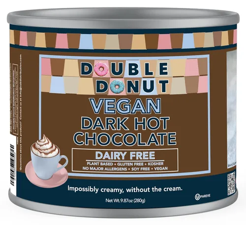 Vista 9 de Double Donut Coffee Cápsulas de café Half Caff, cápsulas de café de media cafeína de una sola pieza para cafeteras Keurig K Cup, tostado medio, 72