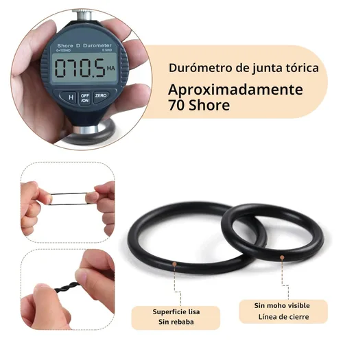 Vista 4 de Romeda Kit de Juntas Tóricas 1050 PCS, Kit Surtido de Juntas Tóricas 21 Tamaños, Juntas Tóricas de Goma de Nitrilo Métricas para Reparación de Auto
