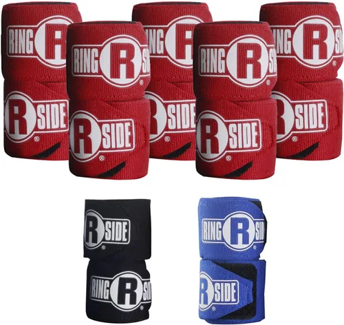 Vista 9 de Ringside Pro Mexican Handwraps (200-Inch) - Authentic Mexican-Style Boxing Hand Wraps' Azul