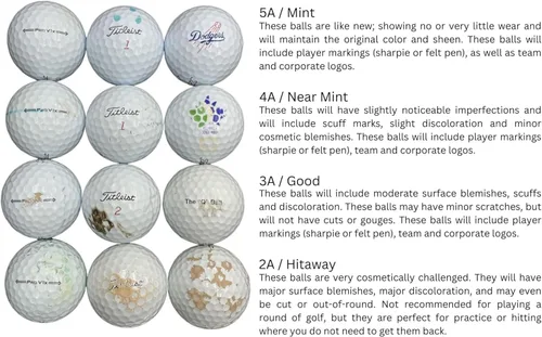 Vista 7 de Golf Ball Planet Matte Color Mix Used Golf Balls for Taylormade