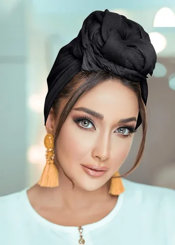 Vista 3 de Ankara - Diadema suave con estampado africano para la cabeza bufanda larga para el cabello turbante de punto africano blanconegrogris 9