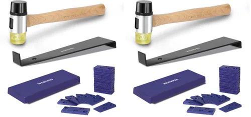 Vista 9 de WORKPRO Kit de herramientas para pisos de madera laminada, juego de Azul