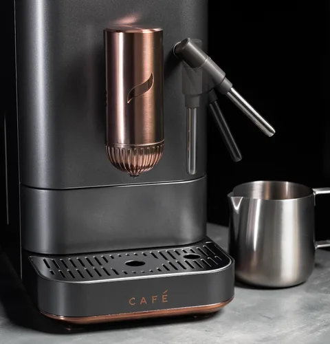 Vista 8 de Café Affetto - Máquina de café espresso automática + espumador de leche, molinillo de granos de espresso integrado y ajustable, preparación de un