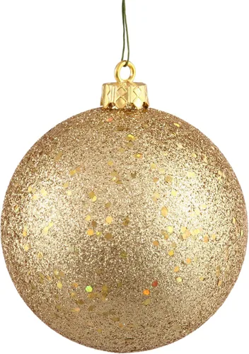 Vista 79 de Vickerman Adorno de bola de caramelo de oro antiguo de 10 pulgadas