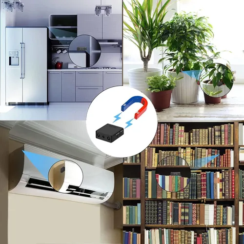 Vista 5 de Cámara de seguridad inalámbrica WiFi más pequeña Cámaras HD Visión nocturna Detección de movimiento Cámaras interiores con control de aplicación