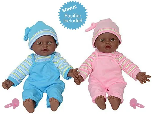 Vista 7 de The New York Doll Collection Muñecas gemelas (afroamericanas)