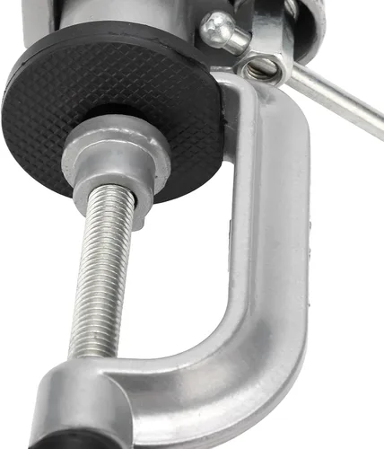 Vista 6 de Soporte de taladro eléctrico, soporte de amoladora de abrazaderas de banco de 360 grados, amoladora de banco eléctrica multifuncional para manual