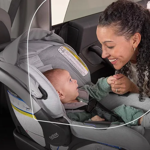 Vista 14 de Britax Willow S Asiento de automóvil para bebés con Base Alpine, Tecnología ClickTight, Asiento de automóvil orientado hacia atrás con Sistema