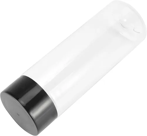 Vista 4 de 18 botellas sensoriales vacías a granel de 14 onzas, botellas de jugo de plástico con tapas, recipientes transparentes reutilizables para bebidas