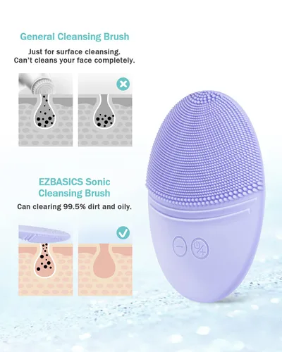 Vista 3 de EZBASICS Cepillo de limpieza facial incluido con vaporizador facial