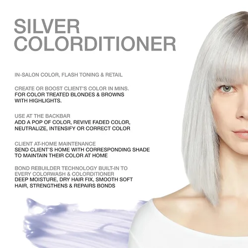 Vista 71 de Celeb Luxury Color Depositing Conditioner - Color Refresher with Bondfix Bond Rebuilder, Viral and Gem Lites, Pairs with Colorwash