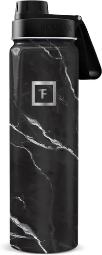 IRON °FLASK Frasco de hidratación para acampar y senderismo con boquilla, botella de agua deportiva de acero inoxidable con aislamiento de boca