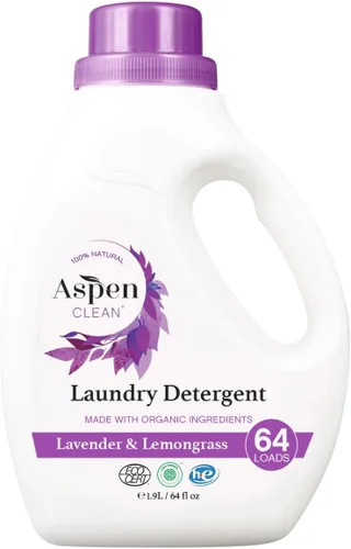 Vista 8 de Detergente natural para ropa eucalipto y romero, 100% natural, orgánico, detergente líquido HE para ropa, vegano, libre de crueldad, biodegradable