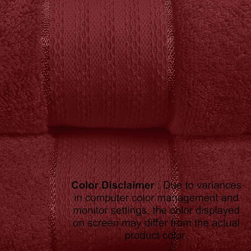 Vista 5 de GLAMBURG Sábana de baño de algodón extra grande premium de 700 GSM 35x70 - 100% algodón peinado - Calidad de hotel y spa de lujo - Duradera