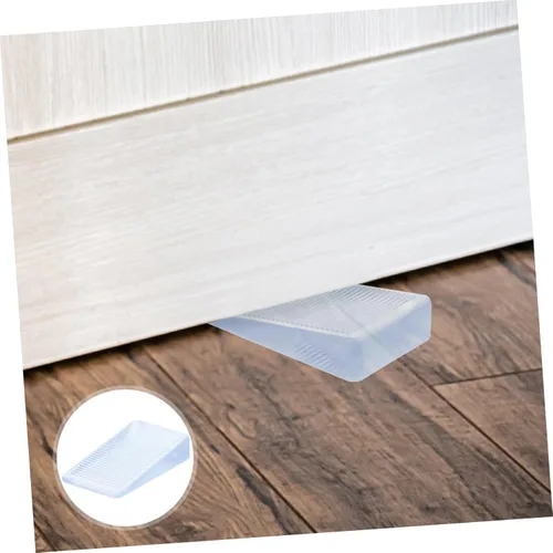 Vista 9 de DOITOOL 8 piezas de tapete para muebles, almohadilla de elevación de mesa, bloque de tope de puerta, cuñas de inodoro, no rayones, para nivelar