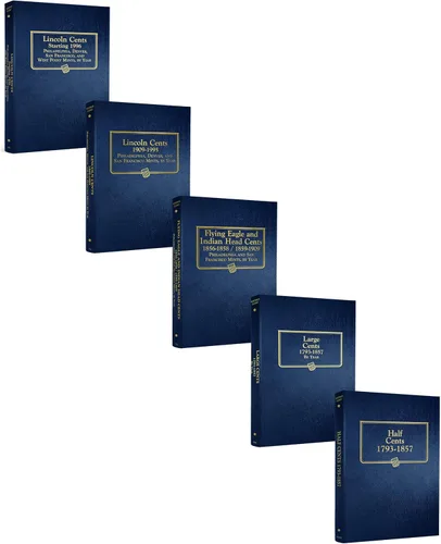 Vista 17 de Álbum de Monedas Whitman US Lincoln Cent 1909-1995 #9112