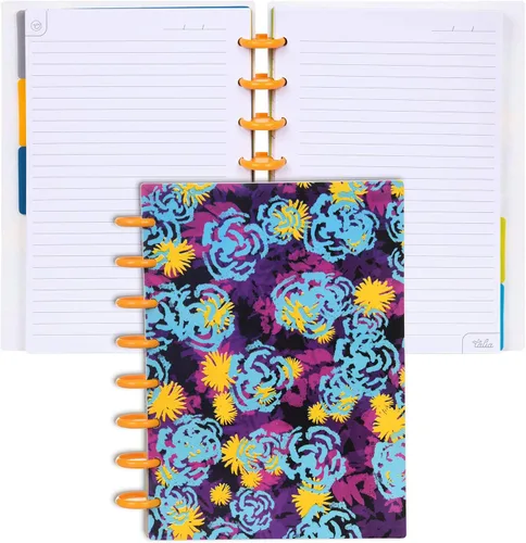Vista 49 de Talia - Cuadernos de notas con tapas, planificador, personalizables, (Rosa de los 90, Junior (5.5 pulgadas x 8.5 pulgadas))