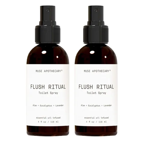 Vista 64 de Muse Apothecary Flush Ritual - Espray para inodoro aromático y refrescante, usar antes de ir, 2 onzas, infundido con aceites esenciales naturales