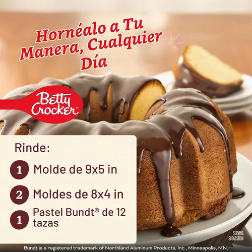 Vista 8 de Betty Crocker Pound Cake Mix, 16 onzas (paquete de 12)