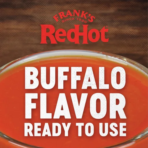 Vista 8 de Frank's RedHot Salsa Original de Alitas de Búfalo, 1 galón (Paquete de 4) Cuatro Contenedores a Granel de un Galón de Salsa Picante de Búfalo