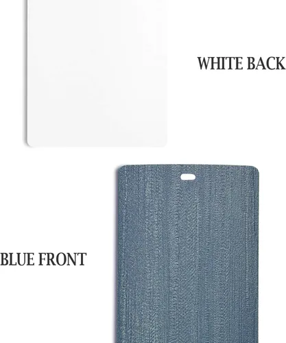 Vista 4 de DALIX Arctic Blue - Listones de textura vertical para ventana, 58.5, paquete de 5