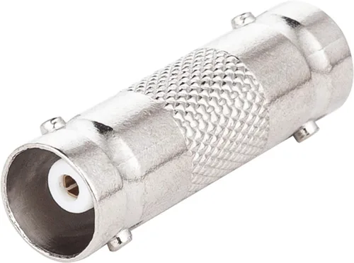 Vista 3 de BNC hembra a hembra, paquete de 2 acopladores de conector de barril BNC, cables de extensión en el sistema de vigilancia de cámara CCTV