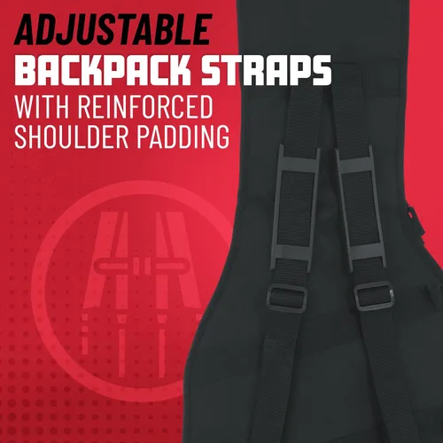 Vista 7 de Gator Cases Funda para guitarra eléctrica acolchada con espuma; Compatible con guitarras estilo Stratocaster y Telecaster de hasta 40.3" de longitud