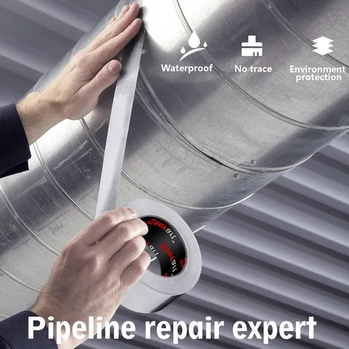 Vista 7 de ETERART Cinta de Conducto de Papel de Aluminio Resistente, Sellado y Reparación a Alta Temperatura, Perfecta para HVAC, Conductos de Aire