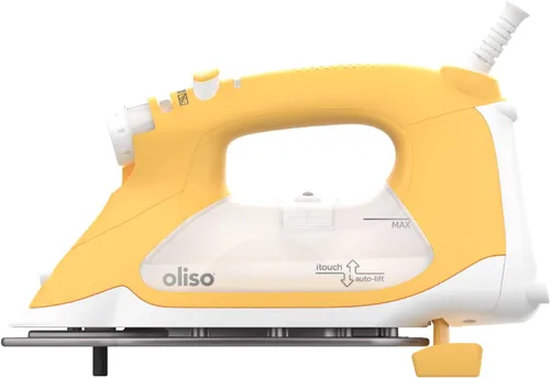 Vista 8 de oliso Plancha inteligente TG1600 ProPlus con elevación automática – Plancha de vapor de 1800 vatios para ropa, costura, acolchado y manualidades