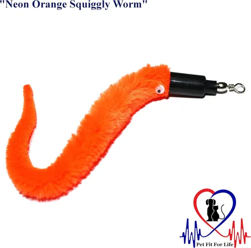 Vista 2 de Pet Fit For Life Varita interactiva para gatos y gatitos de 4 piezas con doble varilla de plumas