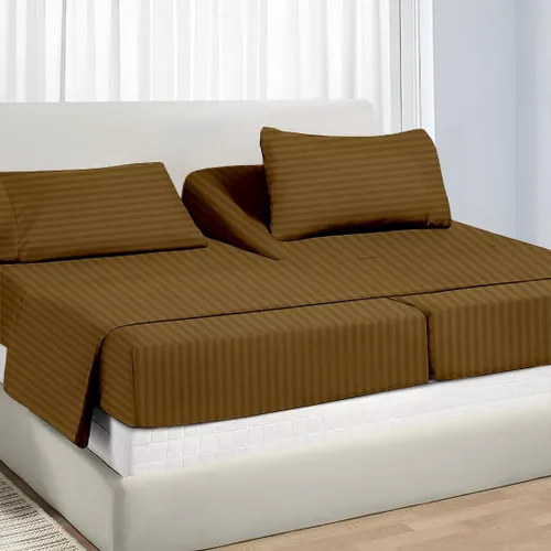 Vista 28 de Juego de sábanas divididas tamaño King para camas ajustables con bolsillo profundo, juegos de sábanas bajeras individuales XL para cama ajustable