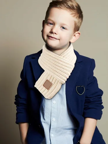 Vista 7 de SATINIOR 6 bufandas de invierno para niños, color sólido, bufandas de punto para niños y niñas