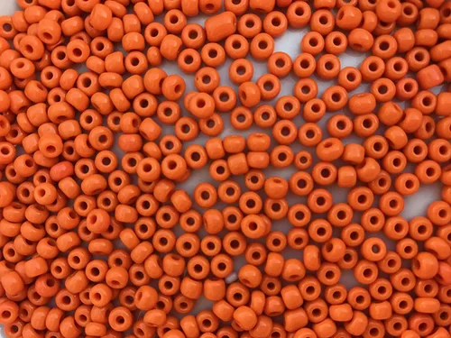 Vista 6 de Cuentas de vidrio checo verde aguamarina opaco. Tamaño: 6/0 1.41 oz / 1.4 oz (Aqua Opaque)