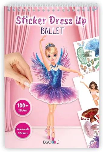 Vista 16 de BSCOOL Sticker Dress up K-Pop - Libro de actividades con calcomanías para niños. Aprende diseño de moda para niñas con pegatinas y guías para niños