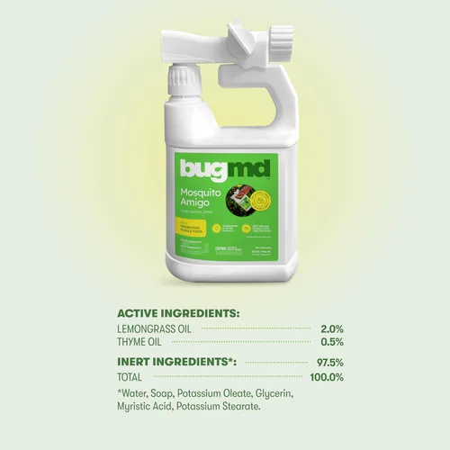 Vista 8 de BugMD Mosquito Amigo Mata Hormigas y Repelente de Insectos - Mata Mosquitos, Cucarachas y Arañas al Aire Libre, Defensa contra Moscas e Insectos