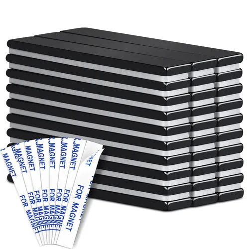 Vista 23 de MIKEDE Imanes pequeños de neodimio en barra, imanes rectangulares de tierras raras de 0.23 x 0.18 pulgadas para manualidades, resistente