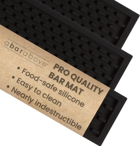 A Bar Above - Tapete de bar de alta calidad, resistente para alimentos, tapete de silicona apto para barmanes y café, accesorios de barman de fuerza