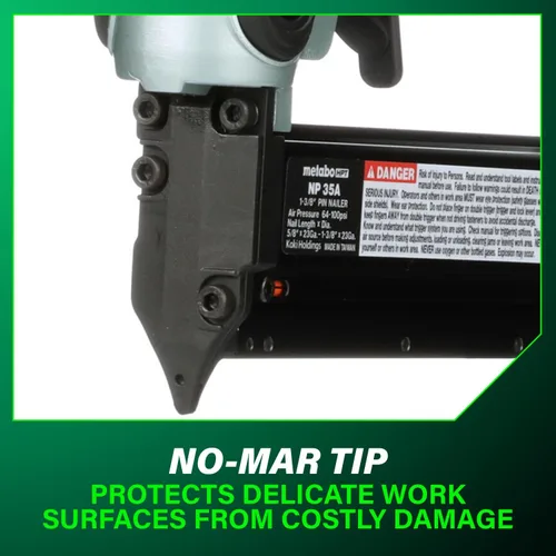 Vista 8 de Metabo HPT, Kit de clavadora de clavijas , calibre 23, clavos de clavija - 5/8 "a 1-3 / 8", punta sin marca - 2, ajuste de profundidad, garantía