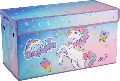 Vista 16 de Idea Nuova Disney Encanto - Baúl de almacenamiento plegable para juguetes de niños, duradero, con tapa