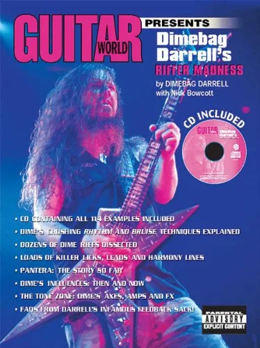 Guitar World Presenta Dimebag Darrell 's RIFFER Madness BK + CD