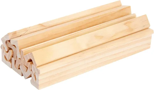 Vista 7 de Bright Creations Wooden Scrabble Tile Holder - Game Organizer with Scrabble Trays - Craft Display for Letter Tiles - Space-Saving Racks - Pack of