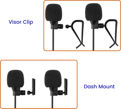 Vista 8 de weishan Micrófono de Coche 3.5mm, Micrófono de Radio de Coche de Repuesto para Pioneer Kenwood Boss JVC Sony Jensen Alpine Unidad Principal