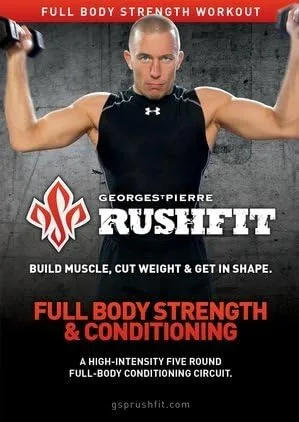Vista 6 de Rushfit Georges St-Pierre el mejor programa de entrenamiento hogareño de 8 semanas.