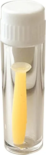 Vista 2 de Herramienta de inserción de lentes de contacto de silicona suave azul, accesorios para el cuidado de lentes de contacto, soporte de succión