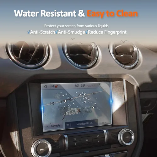 Vista 5 de CDEFG Protector de pantalla para Ford Maverick Ranger Mustang F-150 Explorer Escape Edge 2018-2025 – Cristal templado de 8 pulgadas, 2 piezas