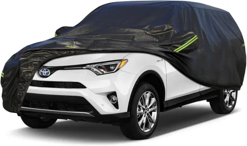 Vista 148 de KouKou Funda impermeable para automóvil SUV adecuada para BMW X1 de 2009 a 2025, 7 capas a prueba de viento para todo tipo de clima, cubierta