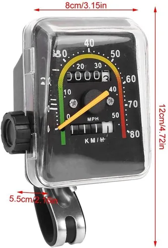 Vista 3 de Velocímetro, Bikle Odómetro Ciclismo Computadora Código Mecánico Mesa Retroiluminación LCD Pantalla de Seguimiento de Distancia