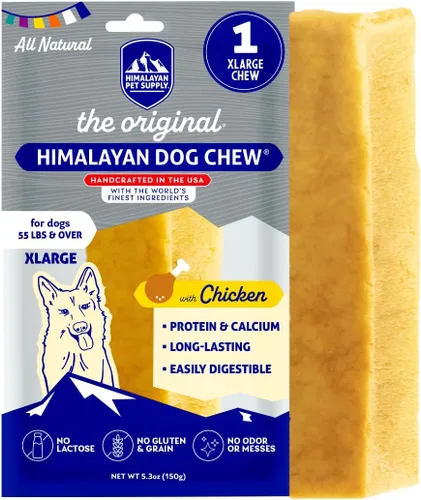 Vista 14 de Himalayan Dog Chew - Masticables de queso de yak para perros - 100% naturales, sin gluten, lactosa o cereales, ricos en proteínas, con trocitos